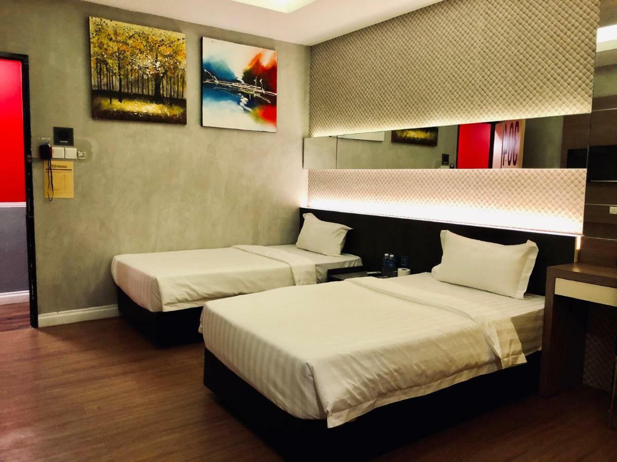 Monaco Boutique Hotel Sadong Jaya Kota Kinabalu Eksteriør bilde